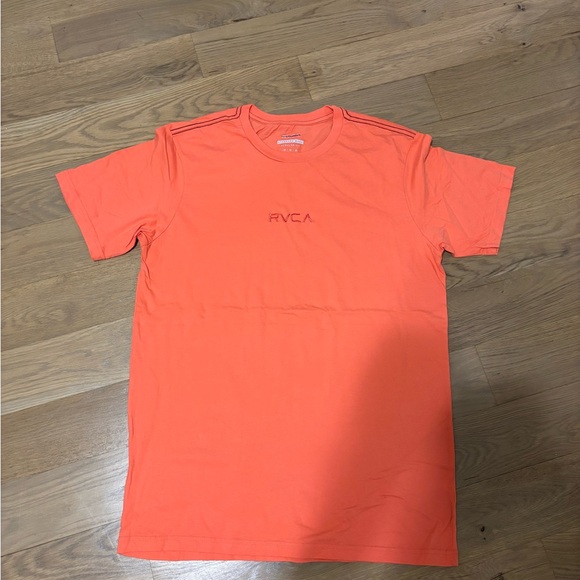 RVCA Other - RVCA Men’s Crewneck T-Shirt in Coral Orange regular fit size medium nwot